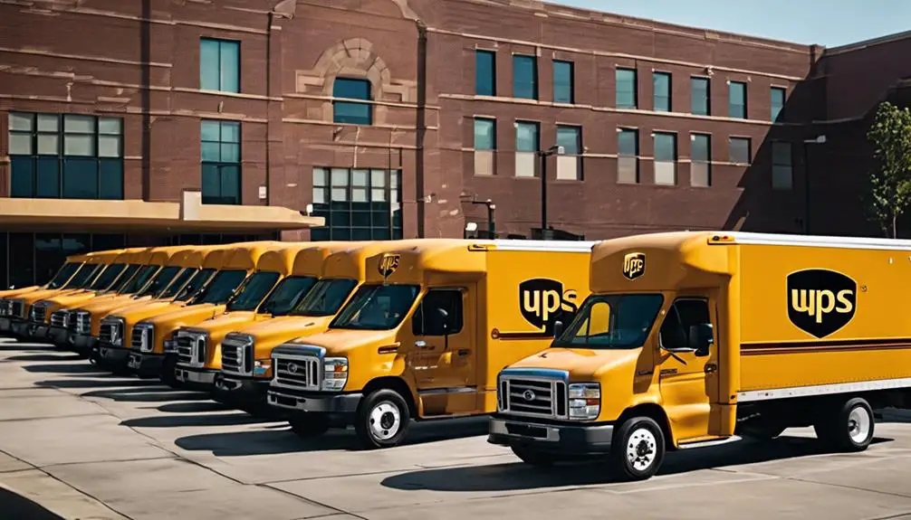 trucks prepped for shipping